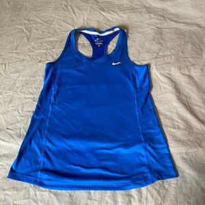 Nike Dri-Fit S blue sportswear tank top